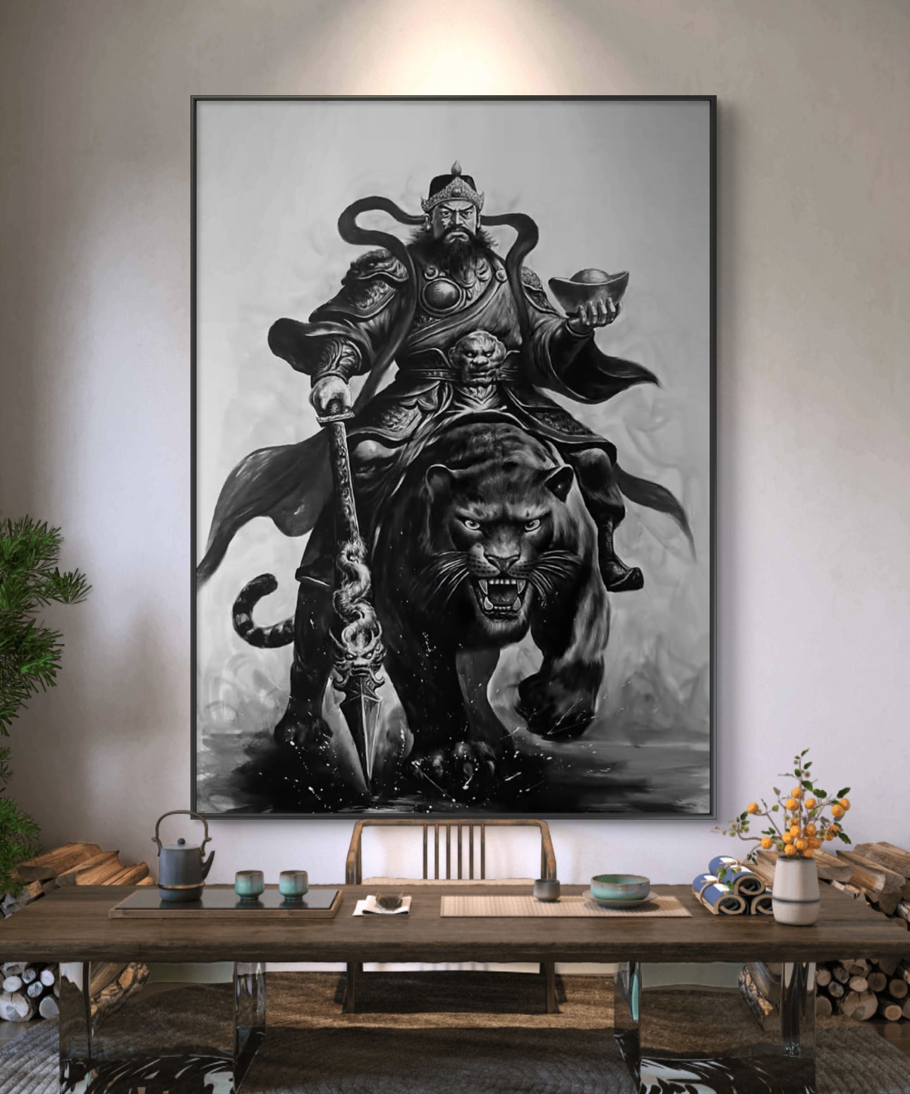 武财神80×120cm纯手绘