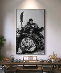 关羽80×120cmHand-drawn