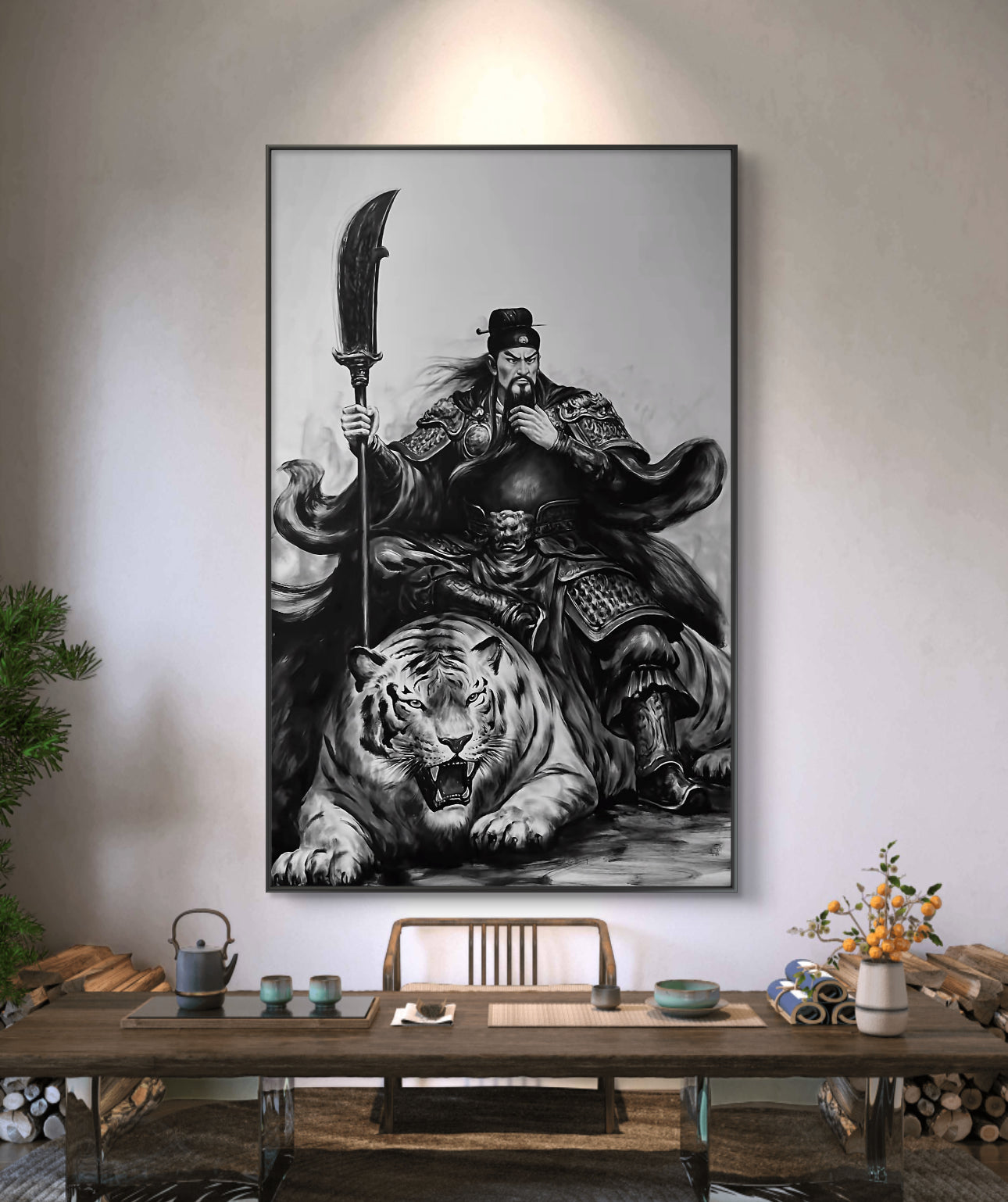 关羽80×120cmHand-drawn