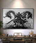 关羽80×120cmHand-drawn