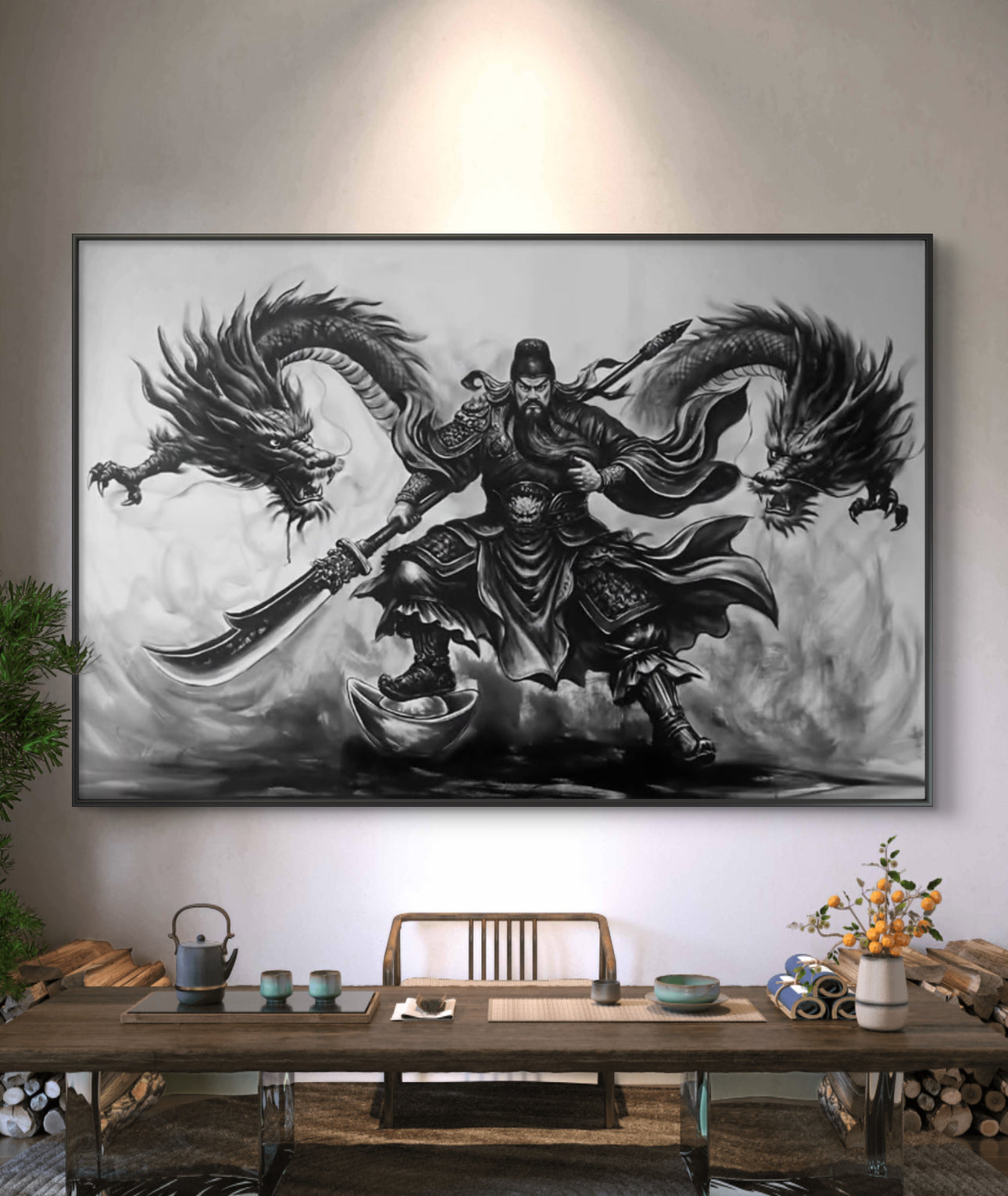 关羽80×120cmHand-drawn